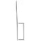 Ekena Millwork 3-in. W x 14-in. D x 18-in. H Monterey Architectural Grade PVC Knee Brace BRCP03X14X18MON - alternate 2